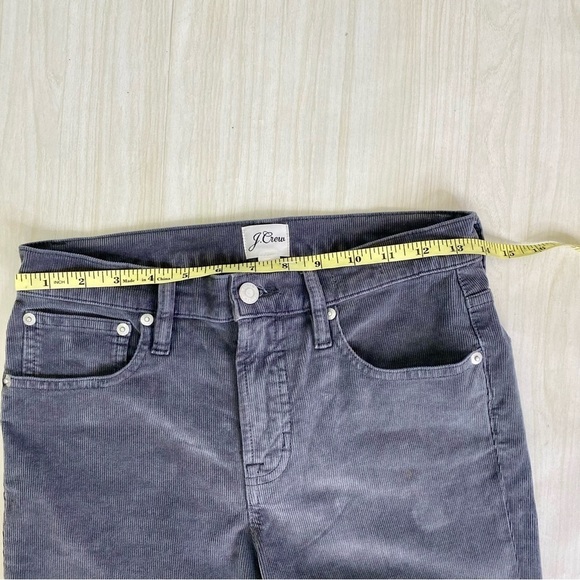 J.Crew Gray Corduroy Vintage Slim Straight size 6p - Picture 7 of 9
